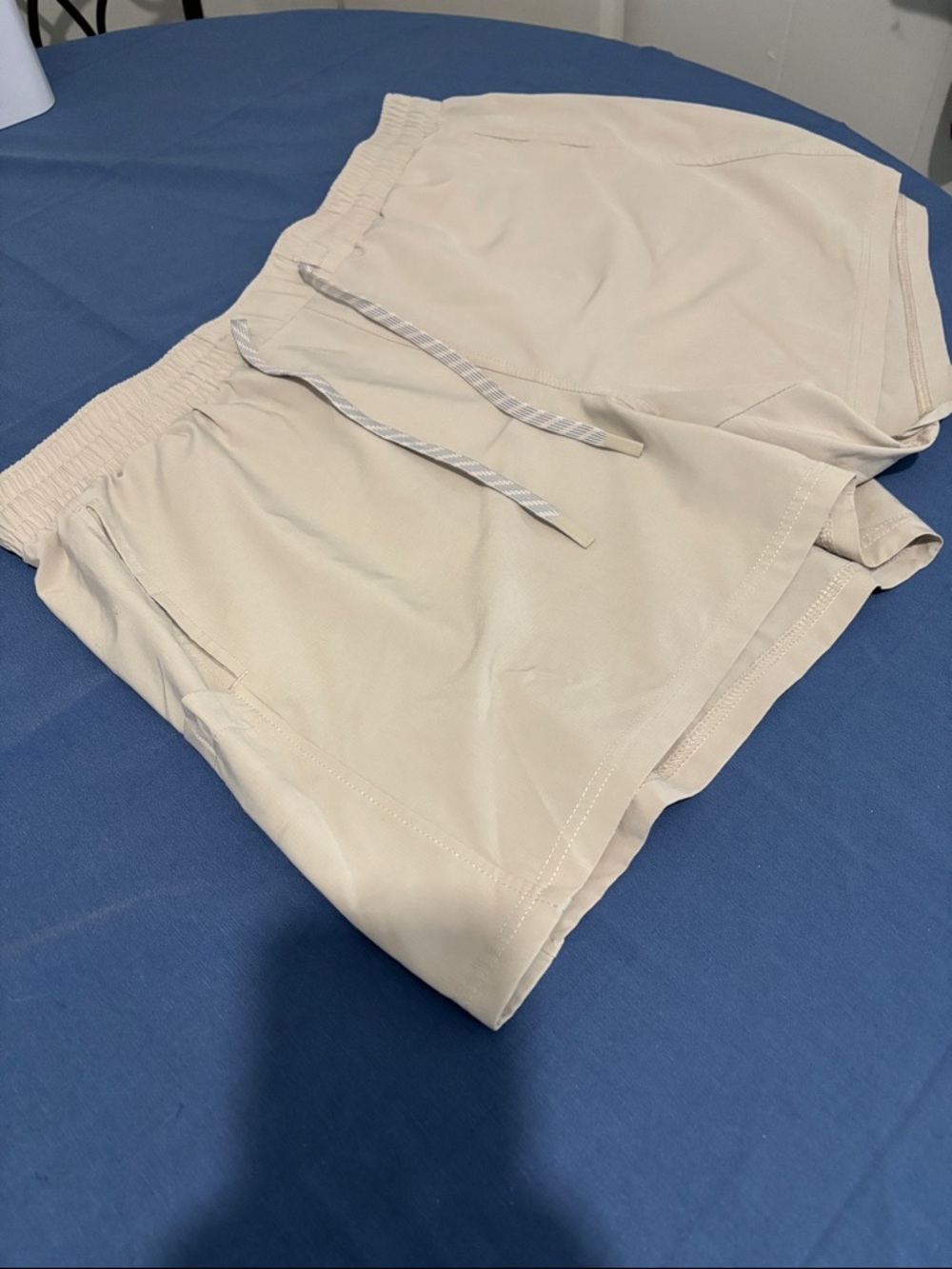 Pacific Trail Women's Light Tan Athletic Drawstring Shorts